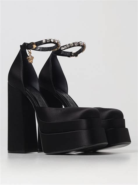 scarpe plateau versace|designer versace platform shoes.